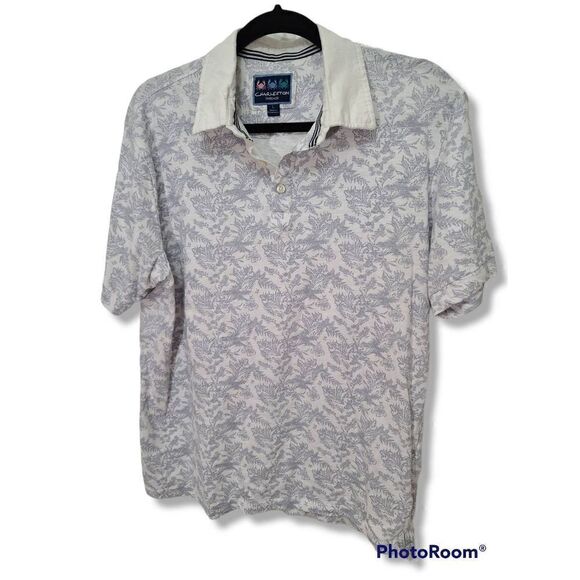 Charlton Home Other - Charleston Thread Men's L Polo Tropical design L 100% cotton